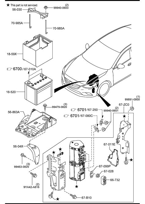 Mazda Mazda 6 Vehicle Battery 0000800035wb Jim Ellis Mazda Parts