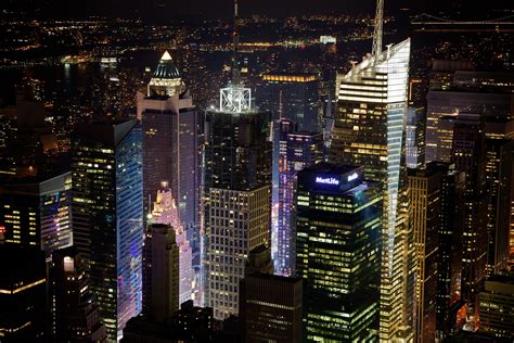 New York City Buildings Night Free Download Vector Psd And Stock Image