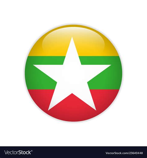 Jump to navigation jump to search. Myanmar flag on button Royalty Free Vector Image