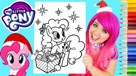 Christmas my little pony coloring pages. Coloring My Little Pony Christmas Pinkie Pie Coloring Page ...
