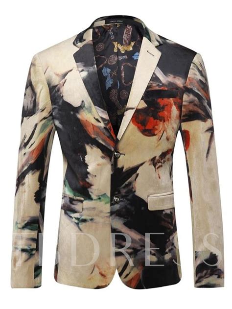 Unique Pattern Lapel Mens Slim Fit Blazer Mensfashion Menswear