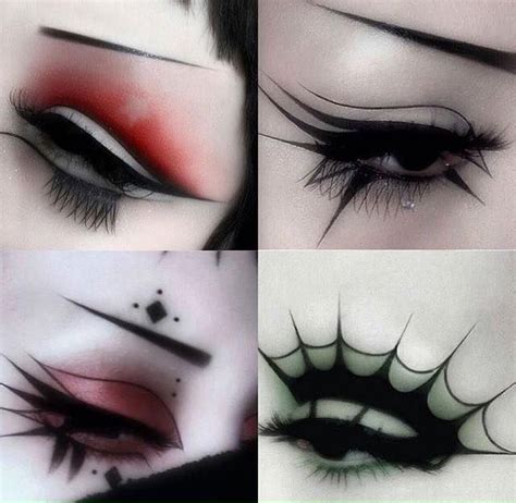 𝙥𝙞𝙣𝙩𝙚𝙧𝙚𝙨𝙩 ~𝙈𝙞𝙃𝙮𝙪𝙣~ In 2020 Goth Makeup Creative Eyeliner Makeup