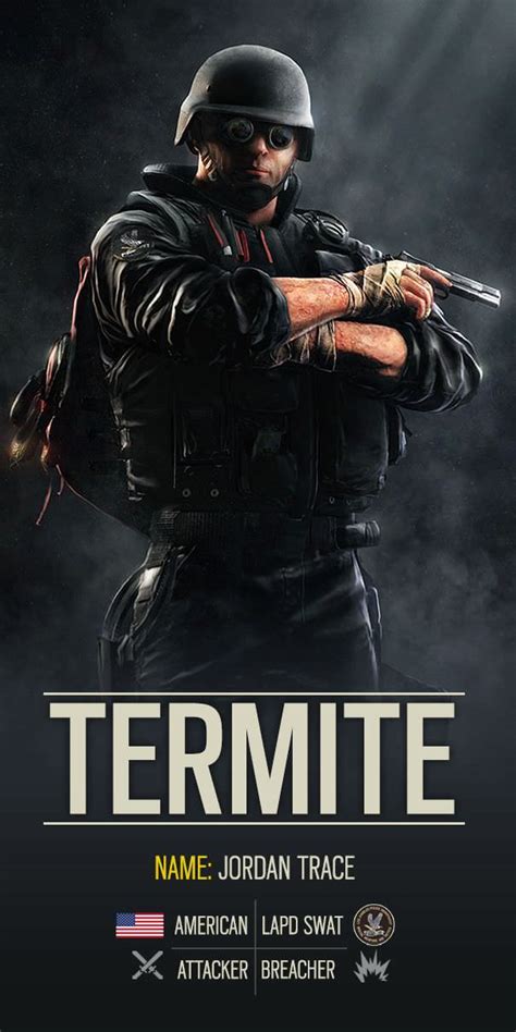 Early Concept Of Thermite Rrainbow6