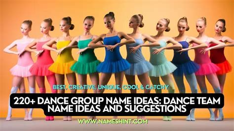 220 Dance Group Name Ideas Dance Team Name Ideas And Suggestions