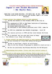 English teaching worksheets: Japan