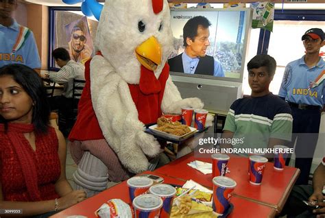 Chicky The Mascot Of Us Fast Food Company Kentucky Fried Chicken