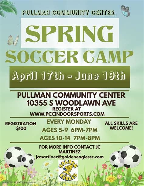 Pcc 2023 Spring Soccer Pullman Community Center