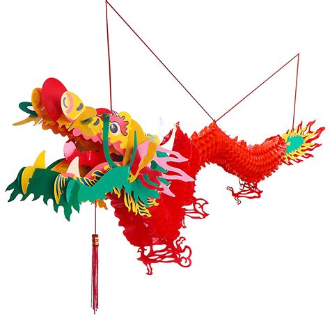 Buy Zhumutang Chinese Paper Dragon Decoration 36 Inch Online At