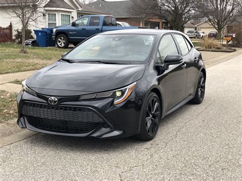2020 Toyota Corolla hatchback se nightshade. First new car and couldn’t