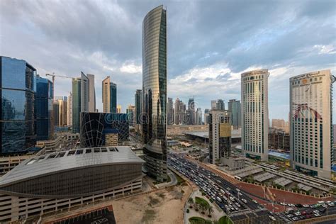 Doha Buildings And Landmark Editorial Stock Image Image Of Modern