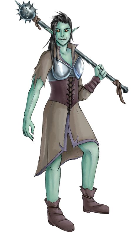 Dnd Half Orc Character Reference By Zerachielamora On