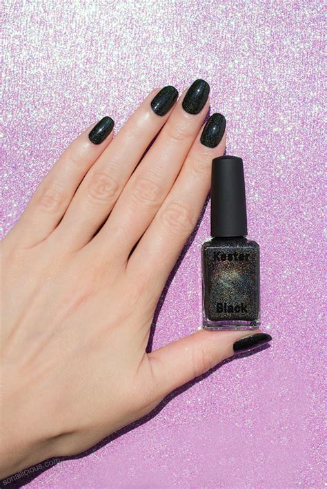 The Perfect Black Holographic Nail Polish is Here! - SoNailicious