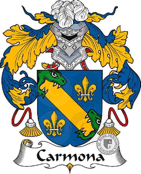 Carmona Familia Heráldica Genealogía Escudo Carmona