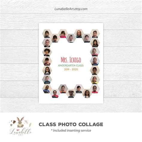 School Photo Collage School Photo Display Teachers T Etsy