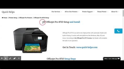 Get free quick steps to your hp ojp7740 printer at first time, also for installing, setting up 123.hp.com/ojpro8710 printer setup, installation, and troubleshooting solutions and guidelines. HP Officejet Pro 8710 First Time Printer Setup|Driver Download( New 2020 User Guide ) - YouTube