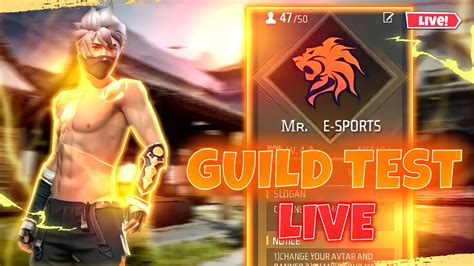 best guild test🔥🔥 1 v 1 hardest test🔴 live playing with teamcode🎮 mr class live youtube