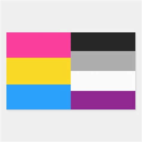 Pansexualasexual Pride Flags Sticker Zazzle