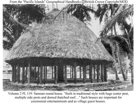 Samoan Fale Round House Natural Building Island Style