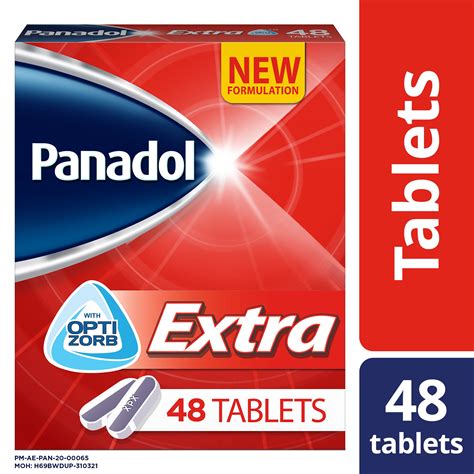 Panadol Extra With Optizorb 48 Tablets Medicina Pharmacy Medicina