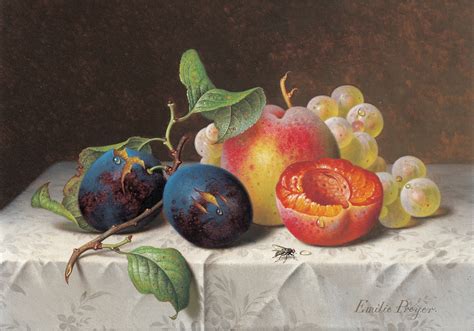 Still Life Of Fruit Painting Emilie Preyer Oil Paintings