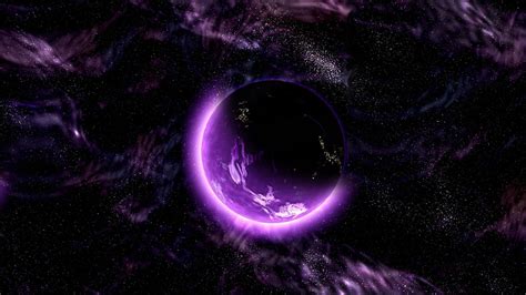 Purple Galaxy Background 4k