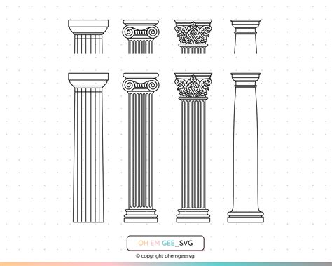 Free Clipart Greek Columns Corinthian
