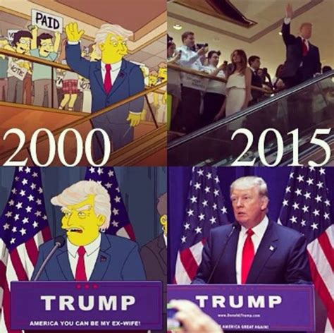 Os Simpsons Previram A Campanha De Donald Trump
