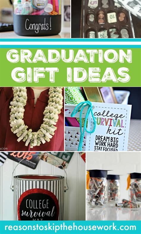 This guide contains college graduation gift ideas. Graduation Gift Ideas - REASONS TO SKIP THE HOUSEWORK