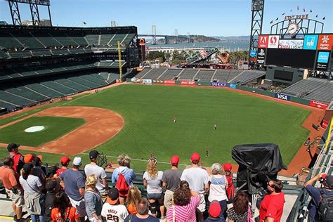 San Francisco Giants Oracle Park Ballpark Tour San Francisco Ca