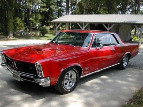 Sell Used 1965 Pontiac Gto Red Ht 4 Speed Tri Power Restomod In