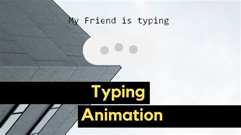 Amazing Typing Animation Using Only Html And Css Youtube