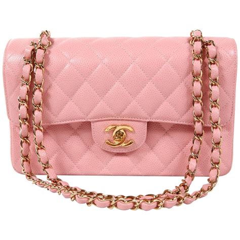 Chanel Pink Caviar Medium Classic Flap Bag Gold Hw At 1stdibs Chanel