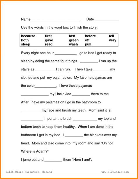 5th Grade Grammar Worksheets Pdf Free Workssheet List
