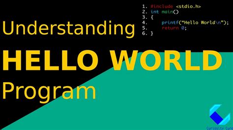 Understanding The Hello World Program In C Introduction To
