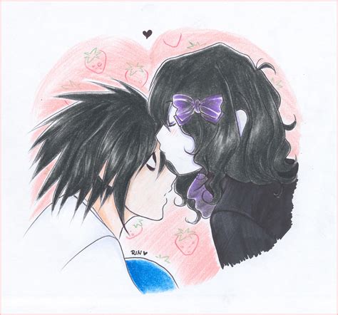 Anime Chibi Forehead Kiss Anime Boy Anime Couple Anime Girl Kiss Monochrome