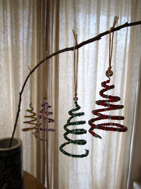 Beaded Christmas Tree Ornaments Tutorial Beaded Christmas Tree Kids