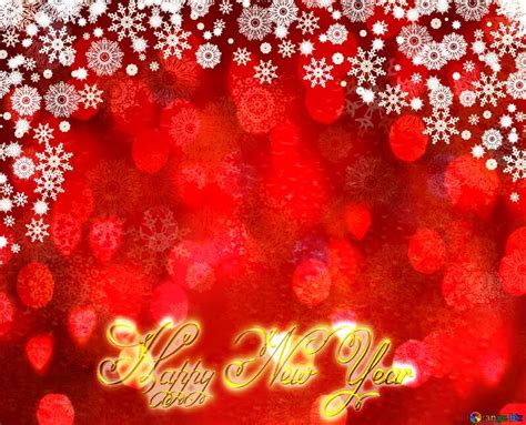 Download Free Picture Red Christmas Background Text Happy New Year On