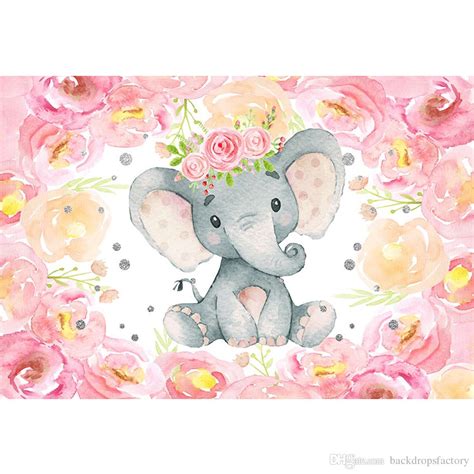 Pagos con tarjetas de débito y crédito, paypal, efectivo, contra entrega, y en sucursales. Compre Baby Shower Elefante Chica Telón De Fondo Impreso ...