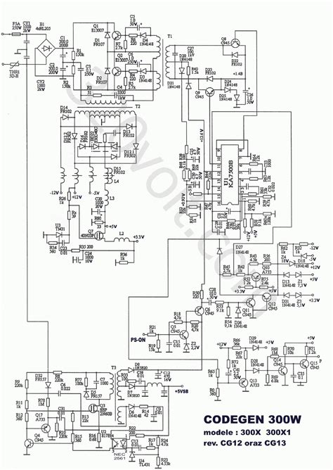 ATX SMPS KA7500B Codegen 300X 300X1 - Elektronik Devreler ...