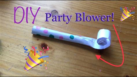 Diy Party Blower 🎉 Youtube