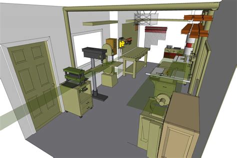 small space, awesomeness | Woodworking shop layout, Shop layout