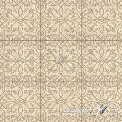 Ceramic Ornate Tile Texture Seamless 20233
