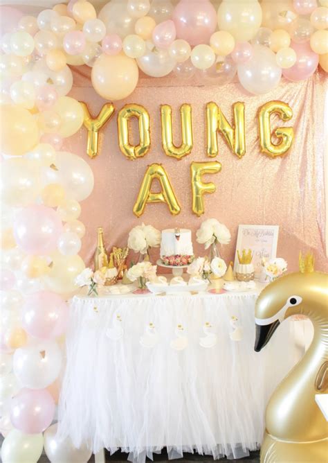 Yard card queen greetings made my sons birthday so special! Swan Birthday Party Made For A Queen! - B. Lovely Events