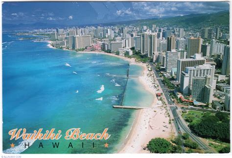 Hawaii Waikiki Beach 2002 Hawaii United States Of America Postcard