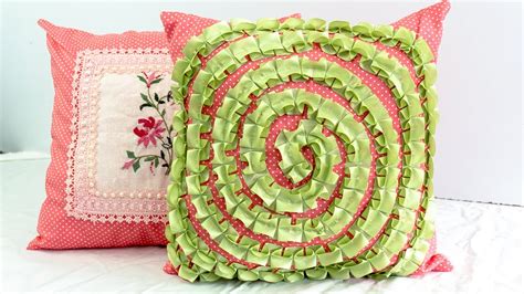 Diy Cushion Ideas Pillow Cover Design By Diy Stitching Youtube