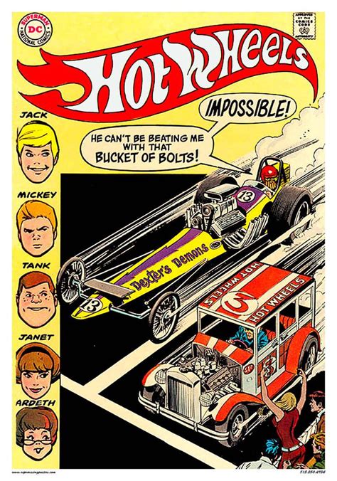 Vintage Reproduction Racing Poster Hot Whels Drag Racing Comic Etsy Hot Wheels Hot Wheels