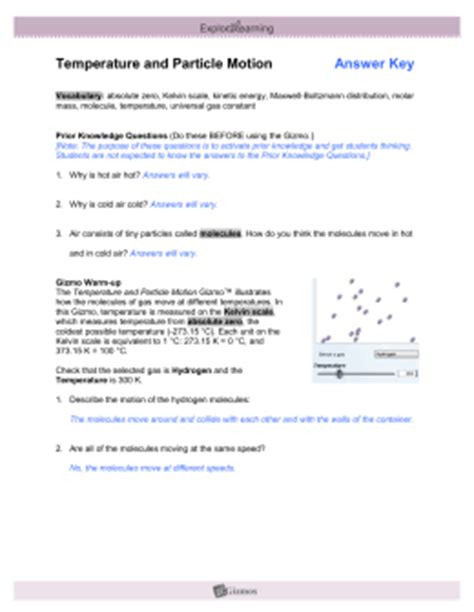 Gizmos is an online learning tool created and managed by explorelearning.com. GIZMO DIFFUSION ANSWER KEY