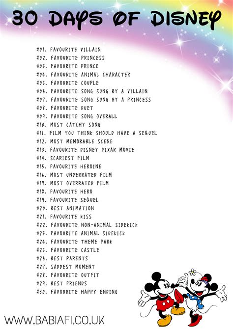 30 Days Of Disney Blogging Challenge Disney Drawing Challenge Disney