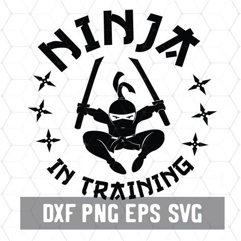 Ninja Party Cut File For Silhouette Ninja Fighter Svg Ninja Poses Svg