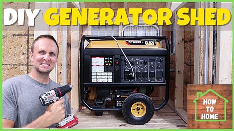 Engineered and designed for durability, the generator tray is made from lightweight aircraft grade aluminum and finished with high impact powder coat. Generator Shed Ideas | DIY Generator Enclosure - YouTube